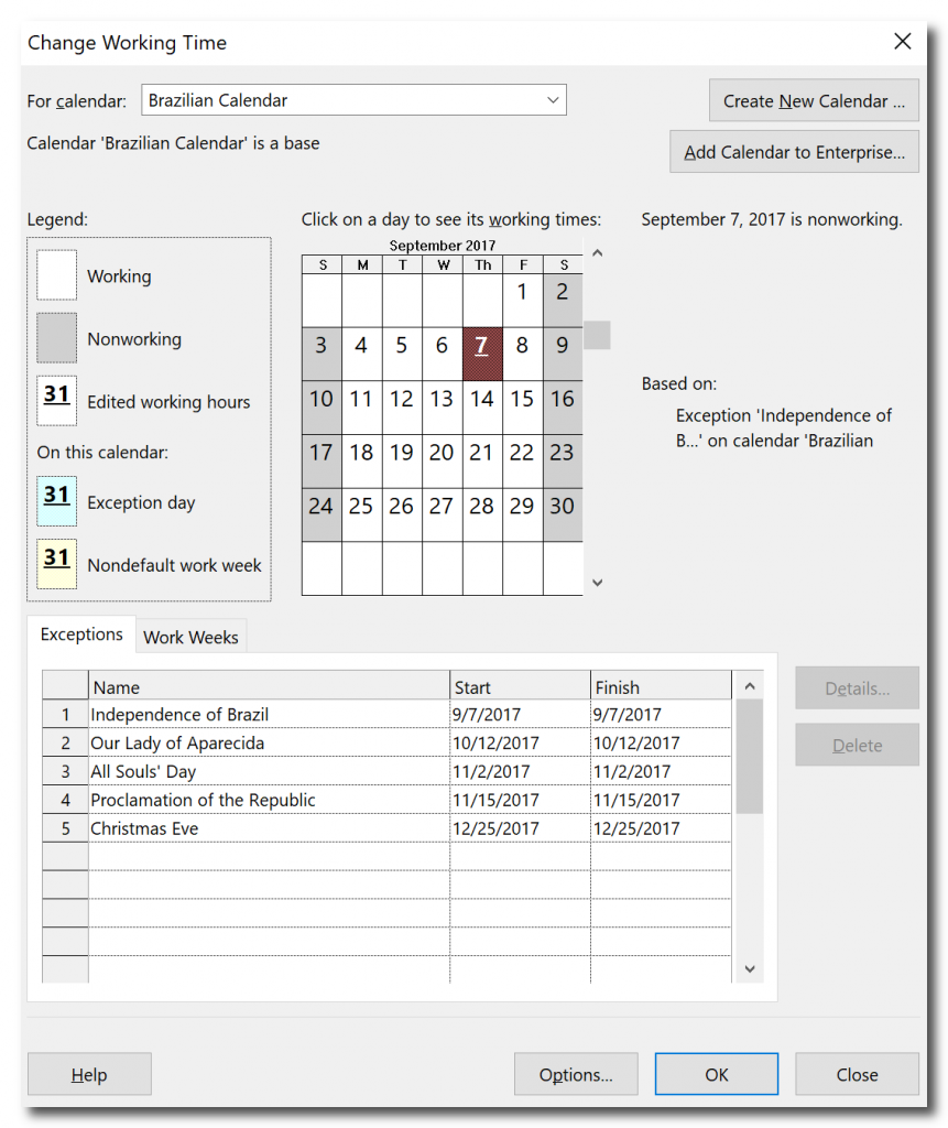 Using Local Calendars in the PPM Platform Sensei Project Solutions
