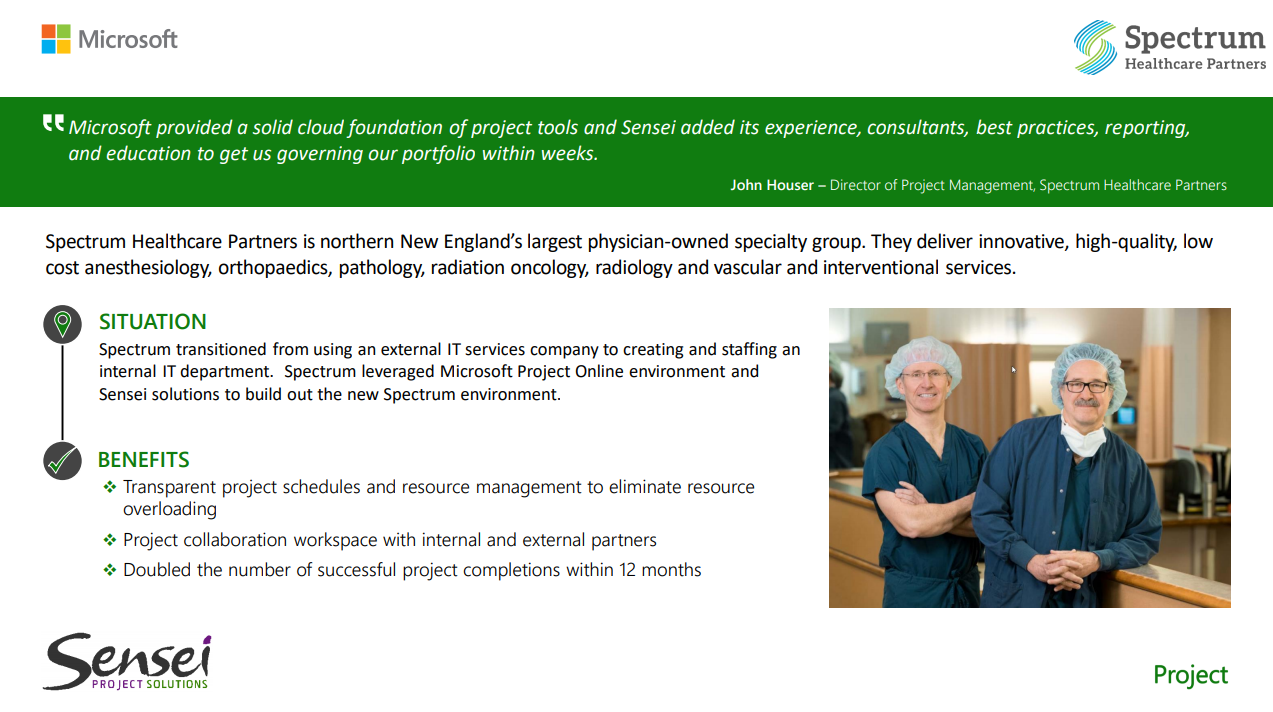 Spectrum Healthcare Summary